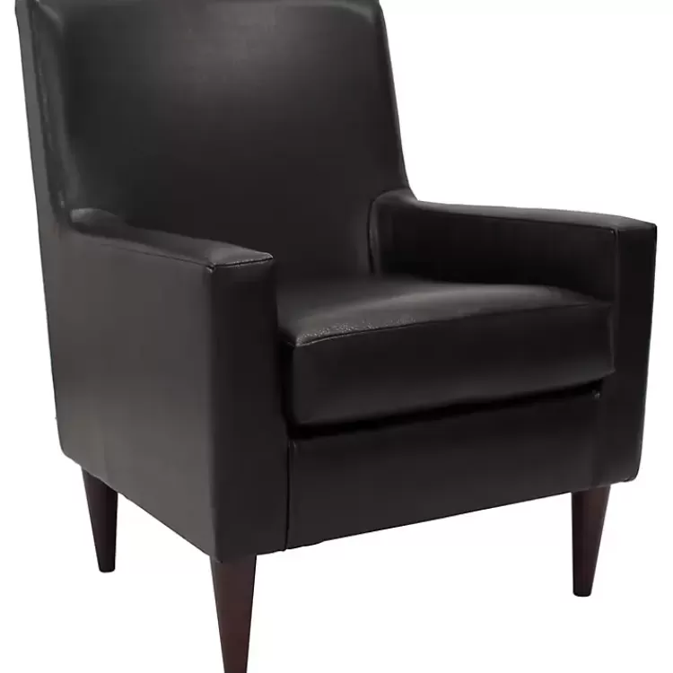 Emma Faux Leather Accent Chair>Kirklands Home Discount
