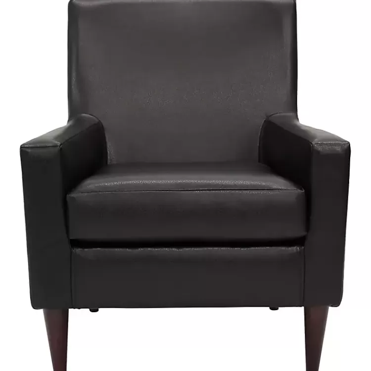 Emma Faux Leather Accent Chair>Kirklands Home Discount