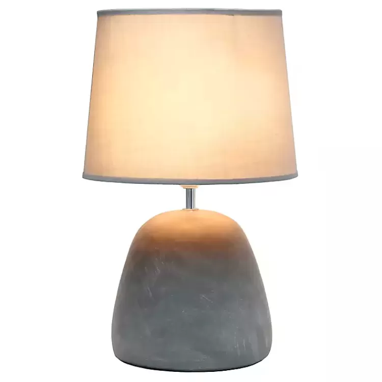 Emma Concrete Table Lamp with Shade>Kirklands Home Store