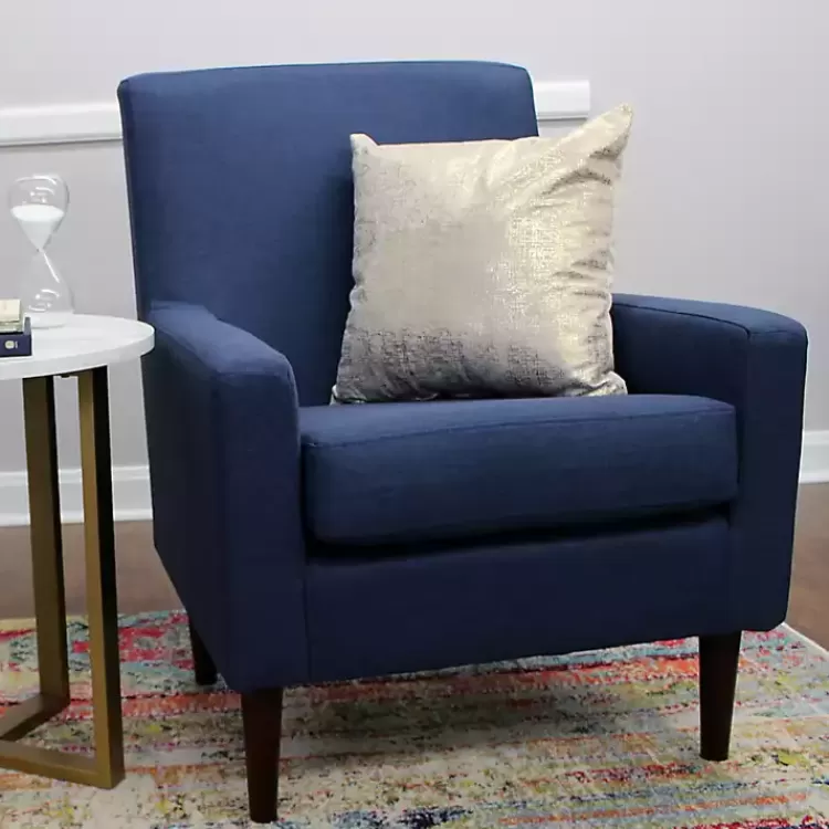 Emma Navy Upholstered Accent Chair>Kirklands Home Store