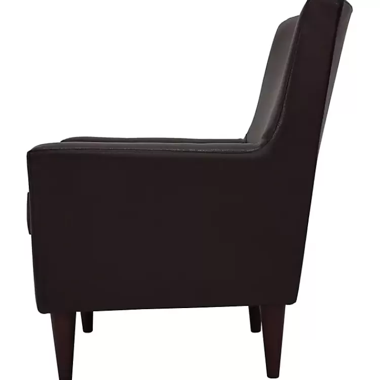 emma_walnut_faux_leather_accent_chair_4.webp Emma Walnut Faux Leather Accent Chair>Kirklands Home Best