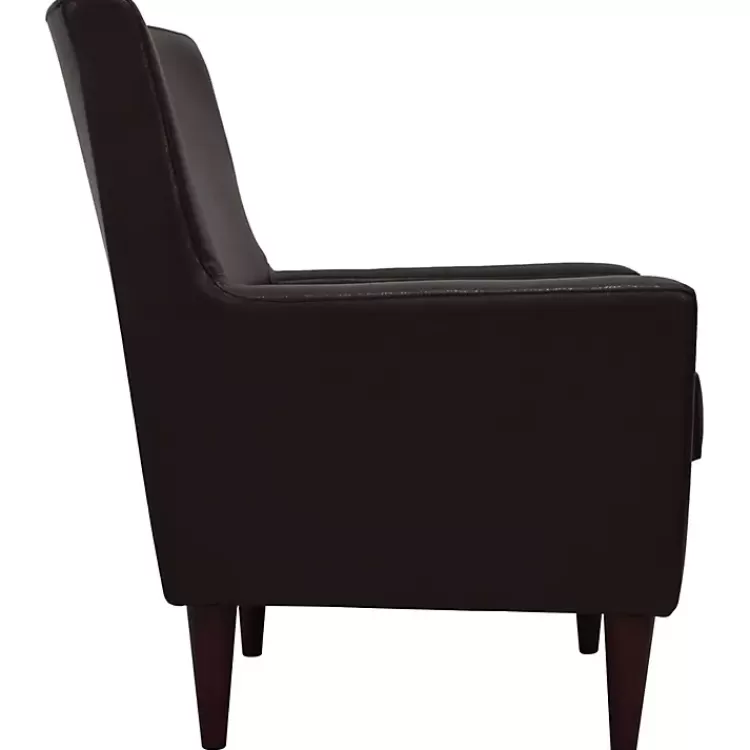 emma_walnut_faux_leather_accent_chair_5.webp Emma Walnut Faux Leather Accent Chair>Kirklands Home Best