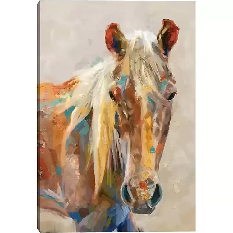 Equine Colors Portrait Canvas Art Print, 24x36 in.>Kirklands Home Store