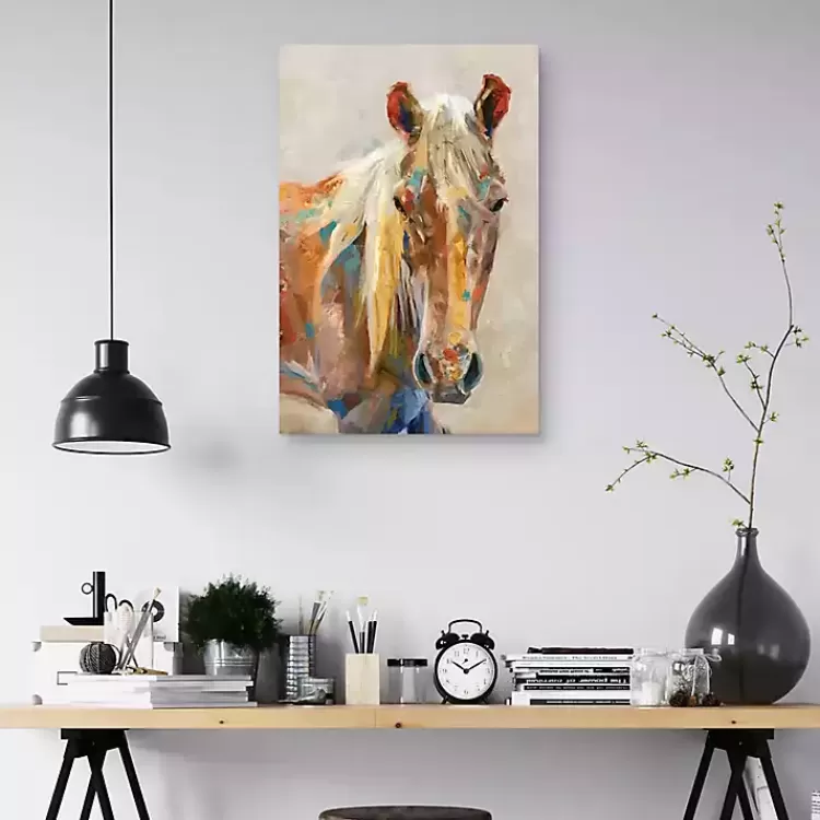 Equine Colors Portrait Canvas Art Print, 24x36 in.>Kirklands Home Store
