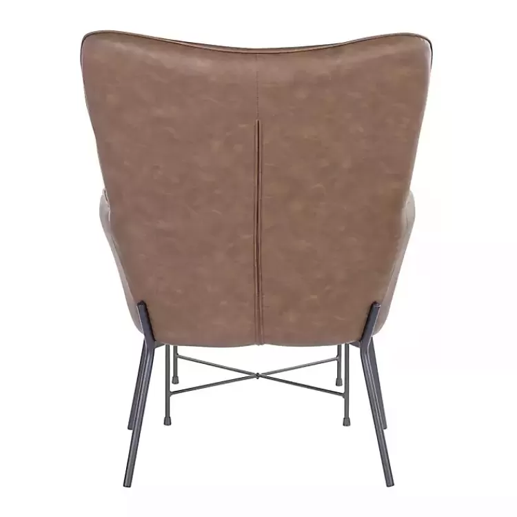 espresso_faux_leather_pc_chair_and_ottoman_set_2.webp Espresso Faux Leather 2-pc. Chair and Ottoman Set>Kirklands Home Flash Sale