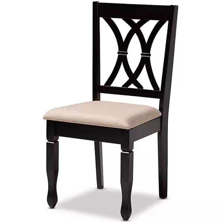 Espresso Upholstered Reneau 4-pc. Dining Chair Set>Kirklands Home Cheap