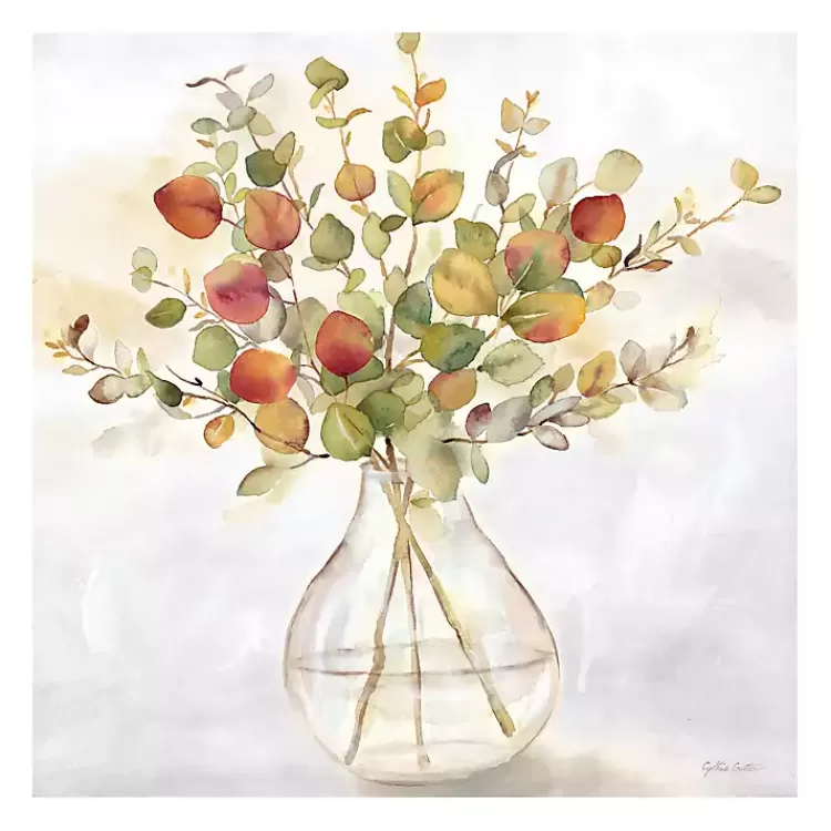 Eucalyptus Vase Spice II Canvas Art Print>Kirklands Home Clearance
