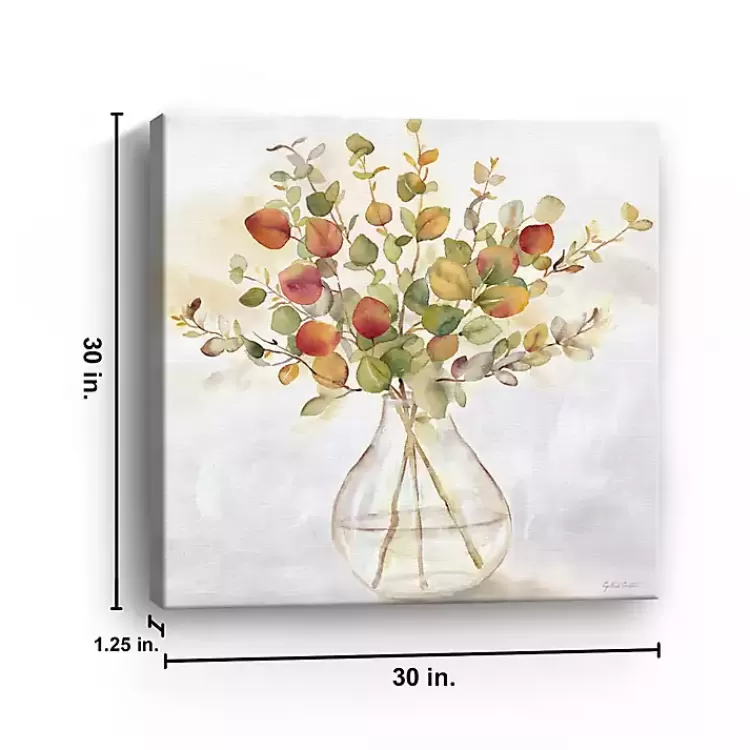 Eucalyptus Vase Spice II Canvas Art Print>Kirklands Home Clearance