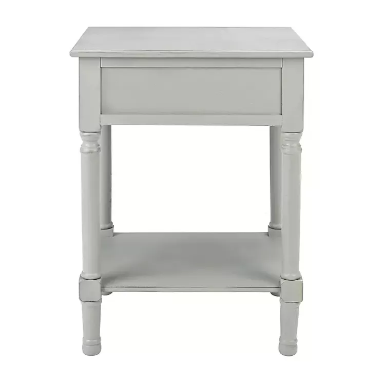 evelina_gray_textured_single_drawer_accent_table_8.webp Evelina Textured Single Drawer Accent Table>Kirklands Home Cheap