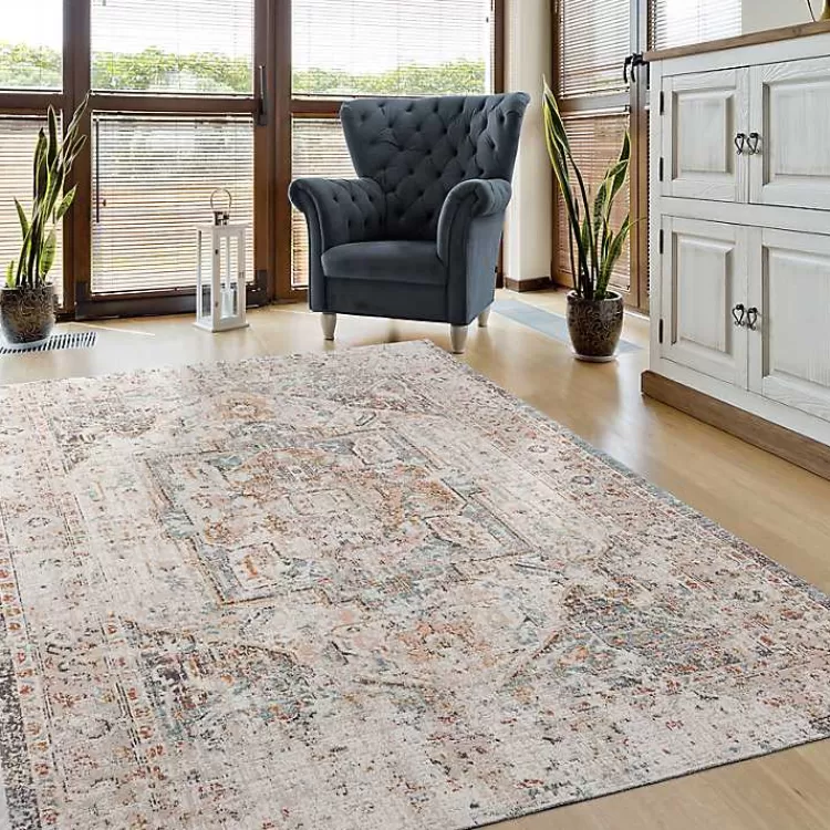 Faded Turkish Indoor/Outdoor Area Rug, 7x9>Kirklands Home Best