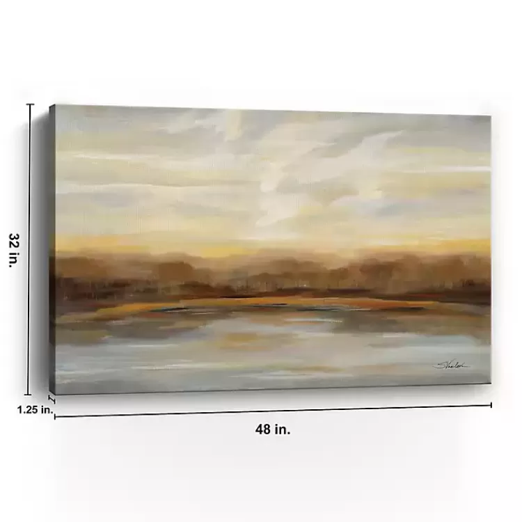fall_lake_sunset_canvas_art_print_x_in_2.webp Fall Lake Sunset Canvas Art Print, 48x32 in.>Kirklands Home Flash Sale
