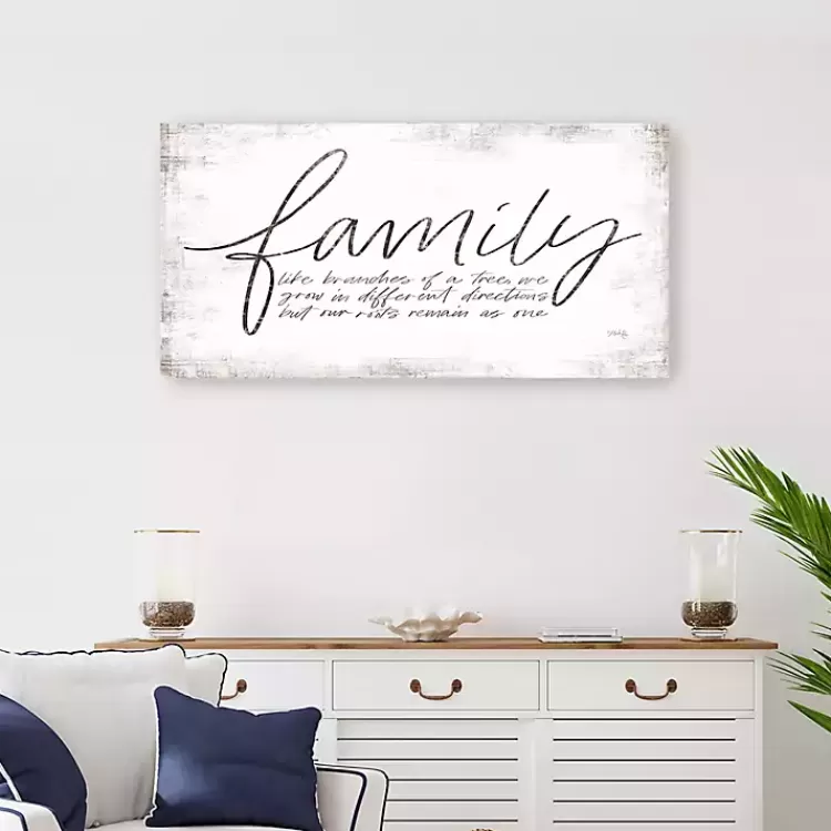 Family Branches Canvas Art Print, 40x20 in.>Kirklands Home Store