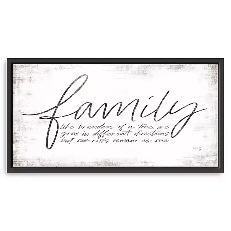 Family Branches Framed Canvas Art Print, 42x22 in.>Kirklands Home Cheap