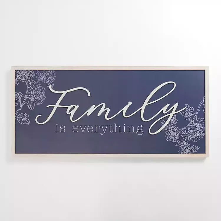 Family is Everything Wall Plaque>Kirklands Home Best Sale
