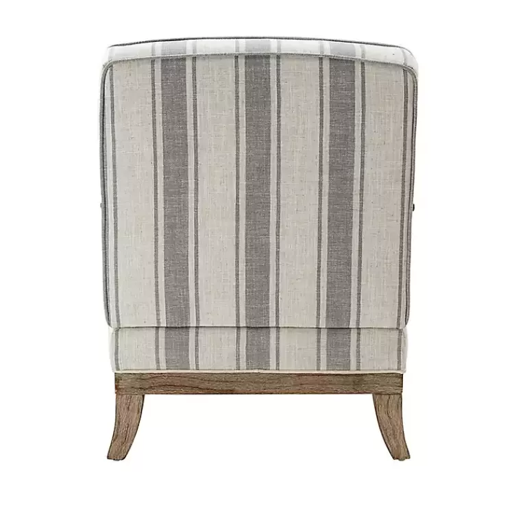 farmhouse_gray__ivory_striped_armchair_4.webp Farmhouse Gray & Ivory Striped Armchair>Kirklands Home Store