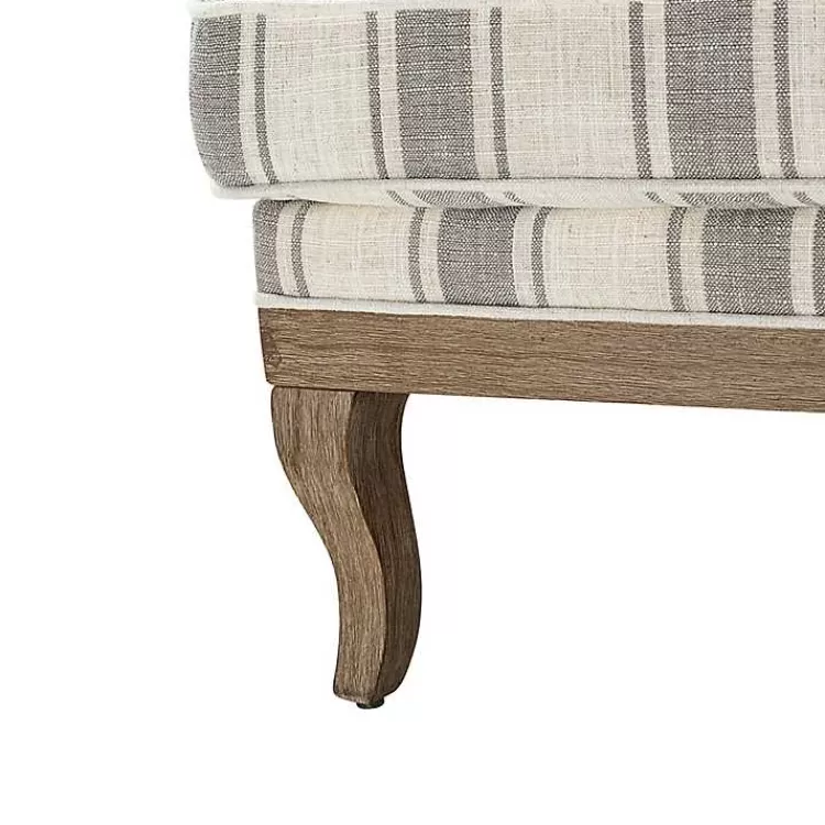 farmhouse_gray__ivory_striped_armchair_7.webp Farmhouse Gray & Ivory Striped Armchair>Kirklands Home Store
