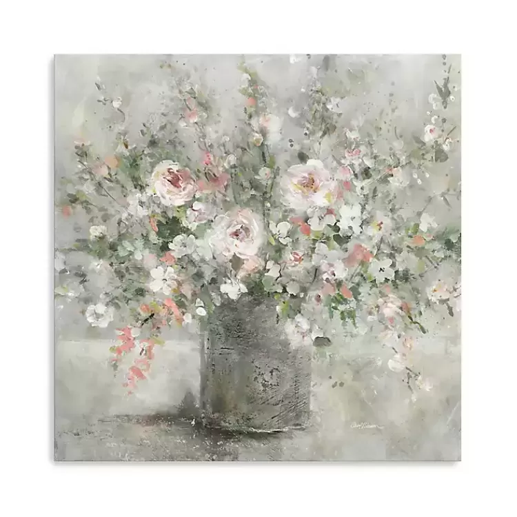 Felicitous Floral Canvas Art Print, 40X40 in.>Kirklands Home Flash Sale
