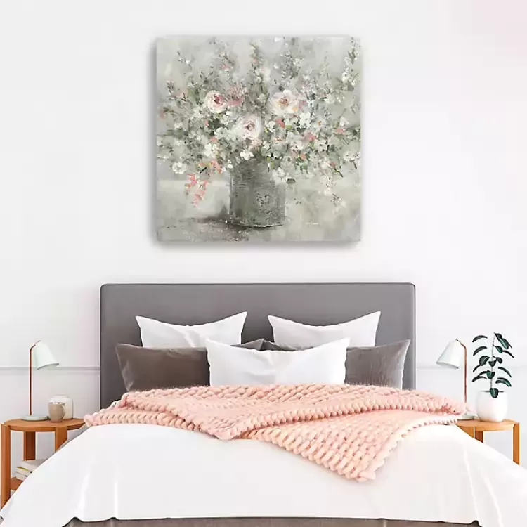 Felicitous Floral Canvas Art Print, 40X40 in.>Kirklands Home Flash Sale