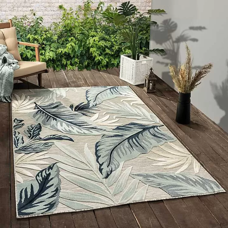 ferns_and_palms_indooroutdoor_area_rug_x_2.webp Ferns and Palms Indoor/Outdoor Area Rug, 7x9>Kirklands Home Outlet
