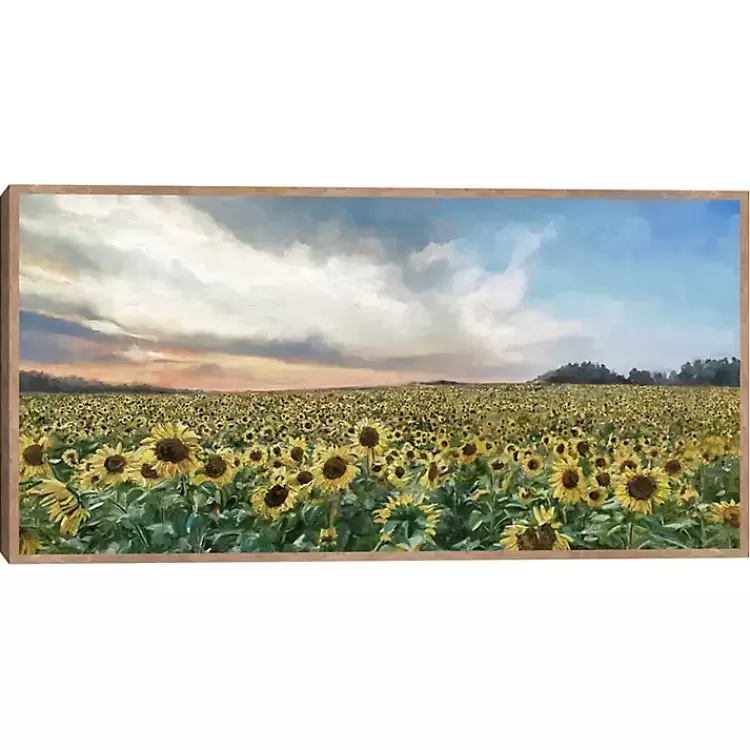 Field of Gold Framed Canvas Art Print>Kirklands Home New