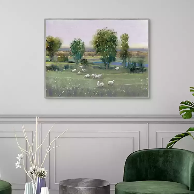 field_of_sheep_framed_canvas_art_print_2.webp Field of Sheep Framed Canvas Art Print>Kirklands Home Discount