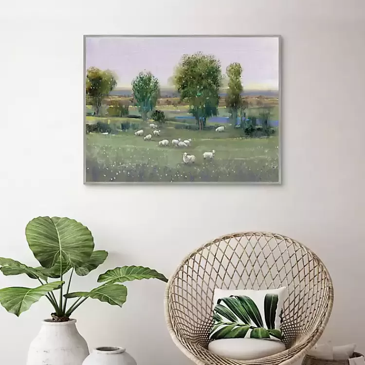 field_of_sheep_framed_canvas_art_print_3.webp Field of Sheep Framed Canvas Art Print>Kirklands Home Discount