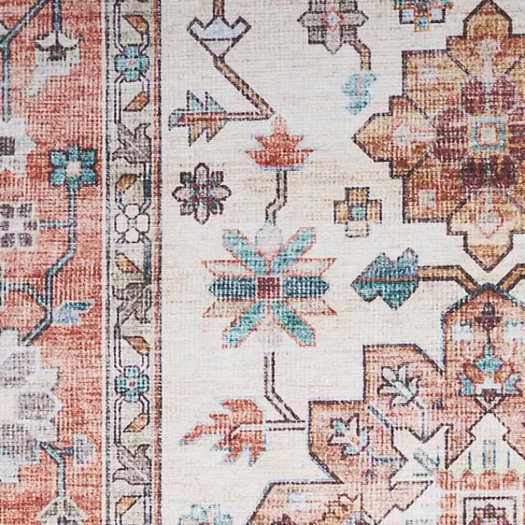 Fiona Vintage Bordered Runner, 2x7>Kirklands Home Sale