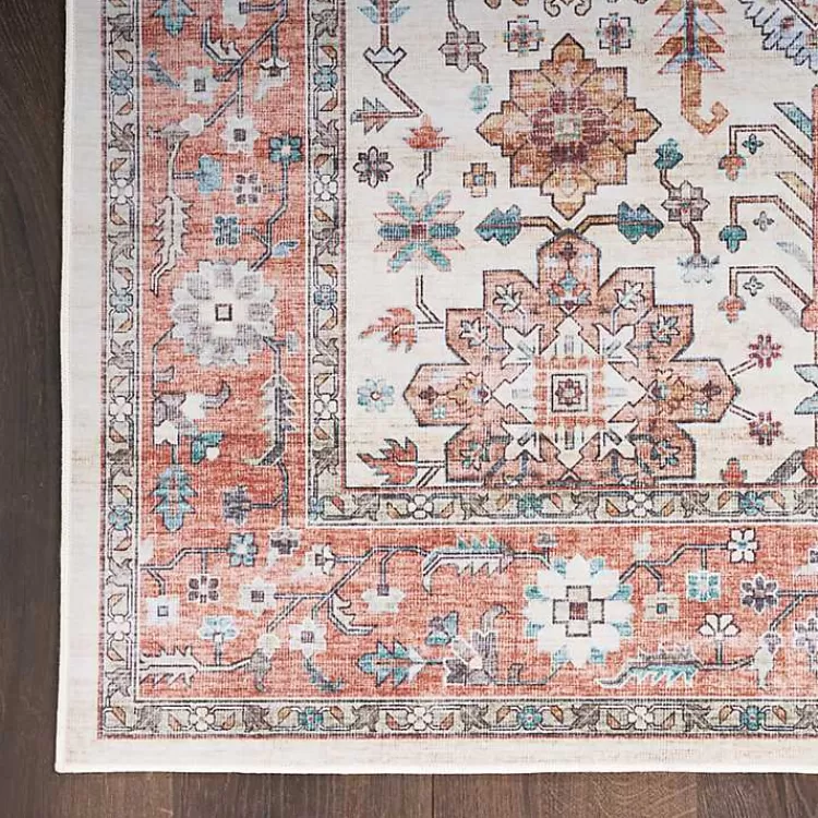 Fiona Vintage Bordered Runner, 2x7>Kirklands Home Sale