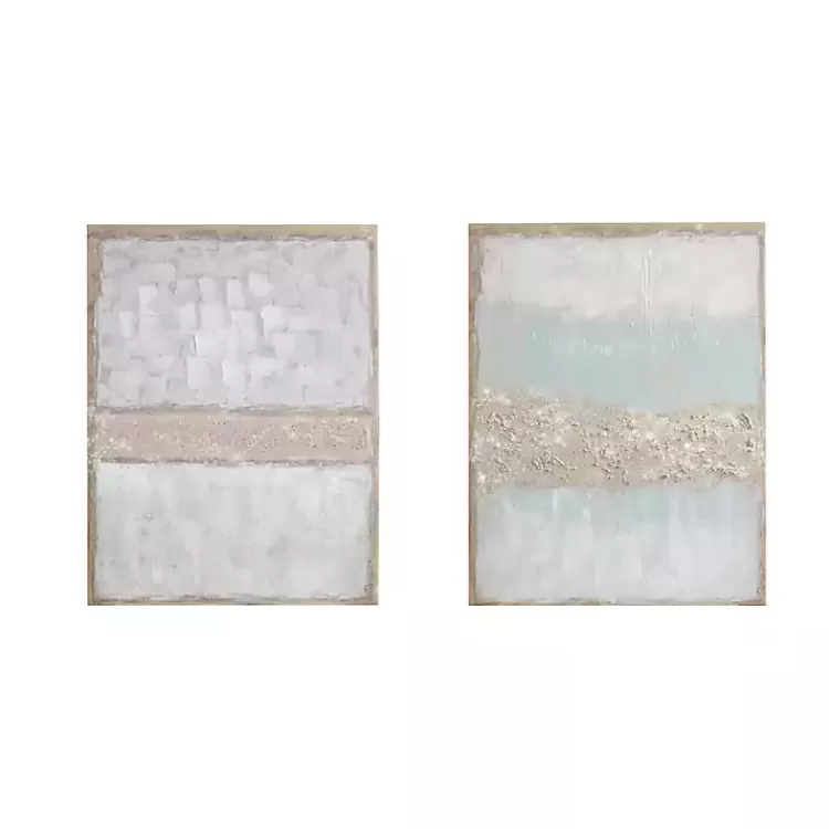 Flatland Glitter Canvas Art Prints, Set of 2>Kirklands Home Cheap