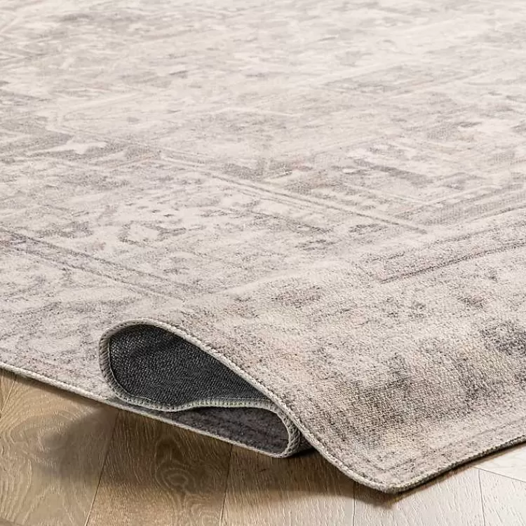 Flo Vintage Medallion Washable Area Rug, 5x8>Kirklands Home Clearance