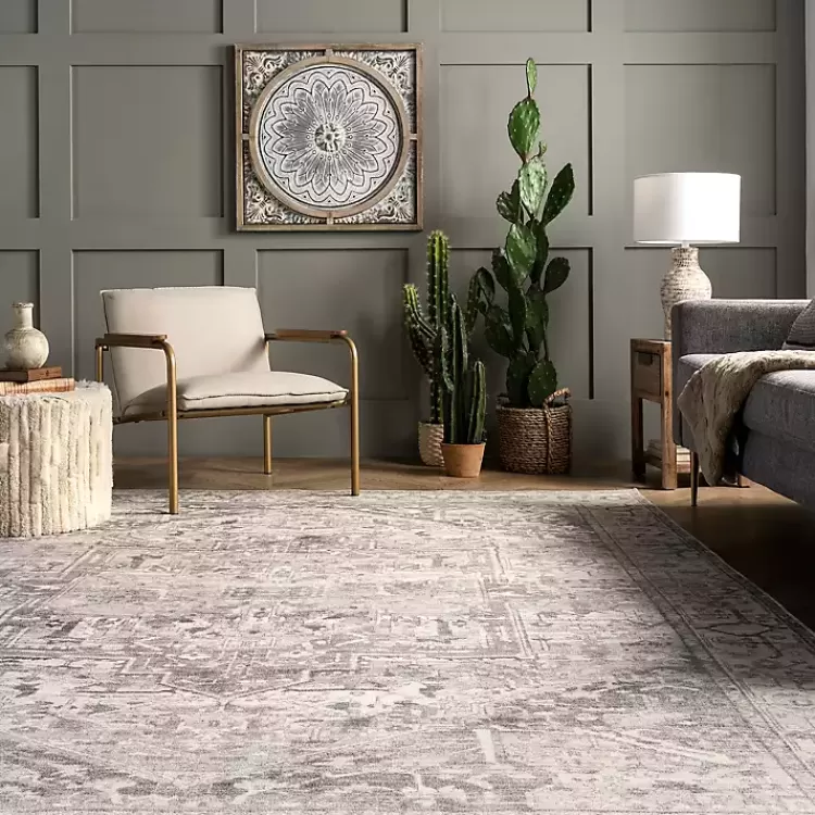 Flo Vintage Medallion Washable Area Rug, 6x9>Kirklands Home Cheap