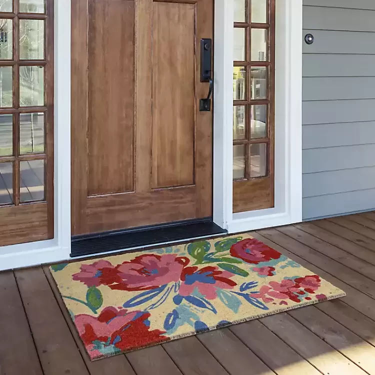 Floral Doormat>Kirklands Home Sale