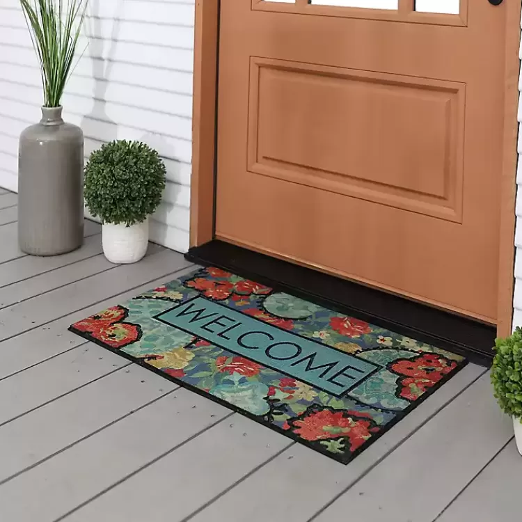 Floral Ethereal Doormat>Kirklands Home Shop