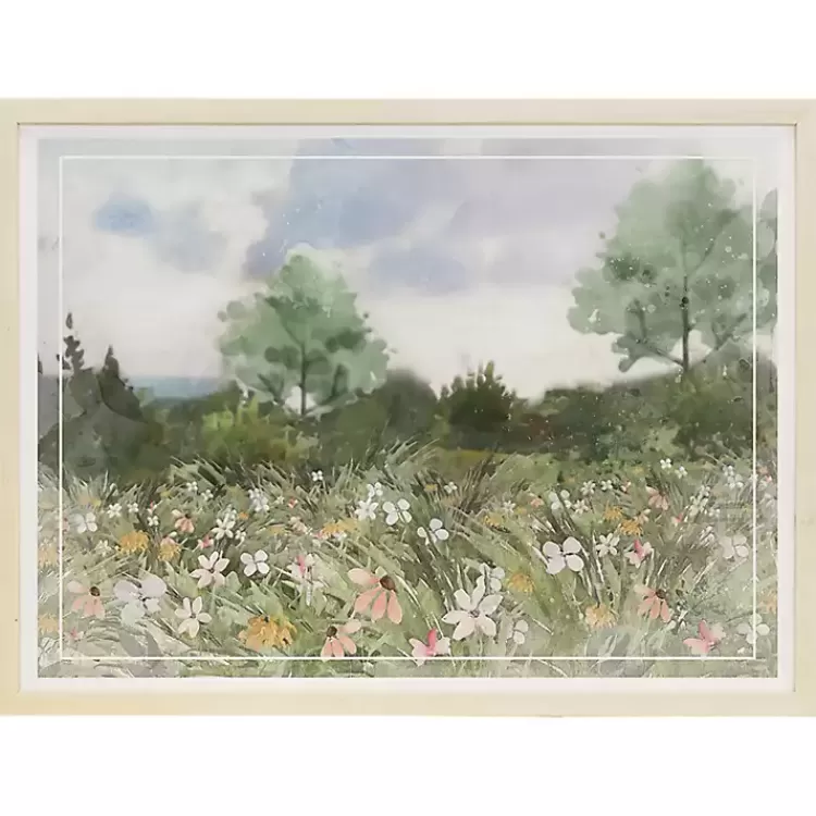 Floral Field Framed Art Print>Kirklands Home Flash Sale