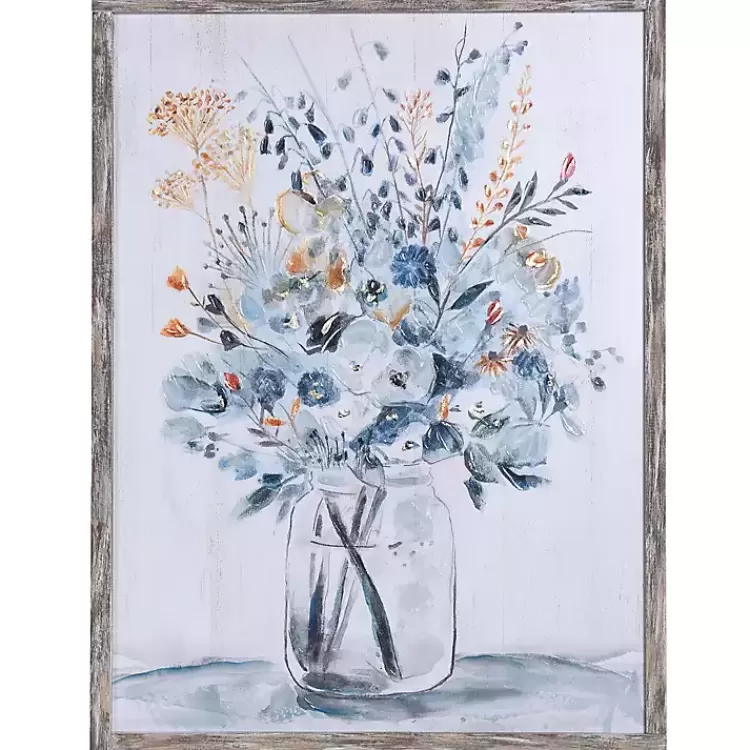Floral In A Jar II Framed Wall Art Print>Kirklands Home Online