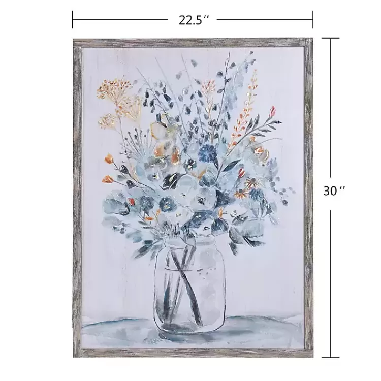 Floral In A Jar II Framed Wall Art Print>Kirklands Home Online