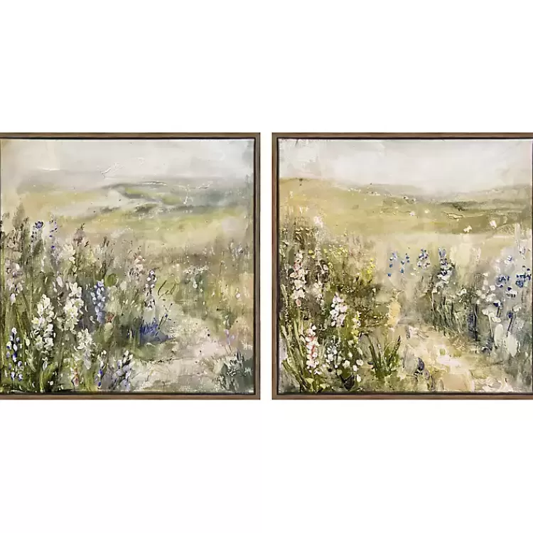 Floral Meadows Framed Canvas Art Prints, Set of 2>Kirklands Home Cheap