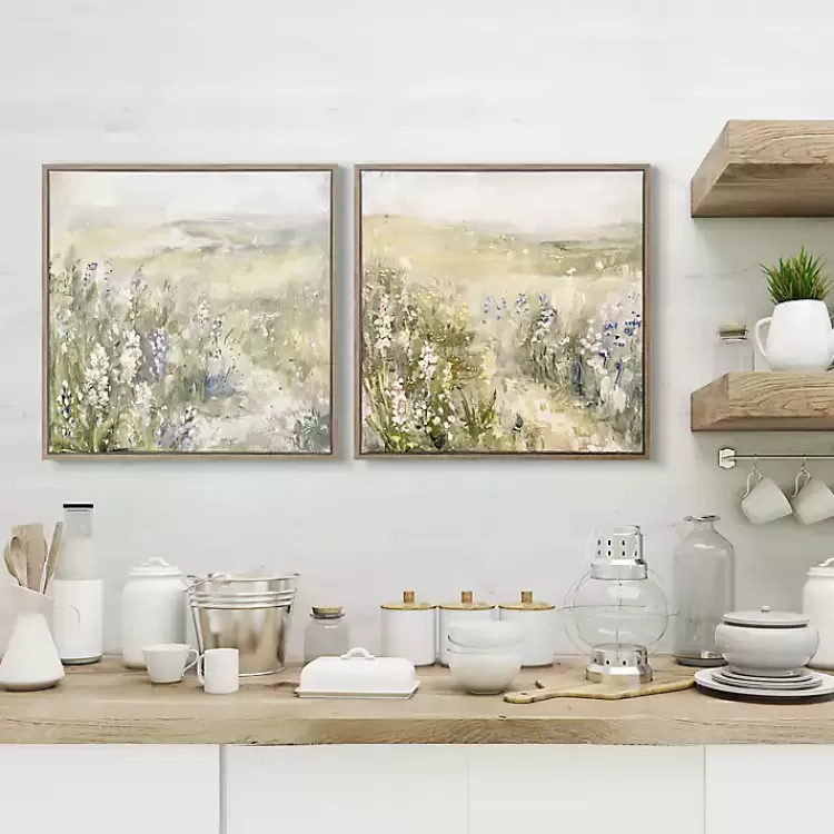 Floral Meadows Framed Canvas Art Prints, Set of 2>Kirklands Home Cheap