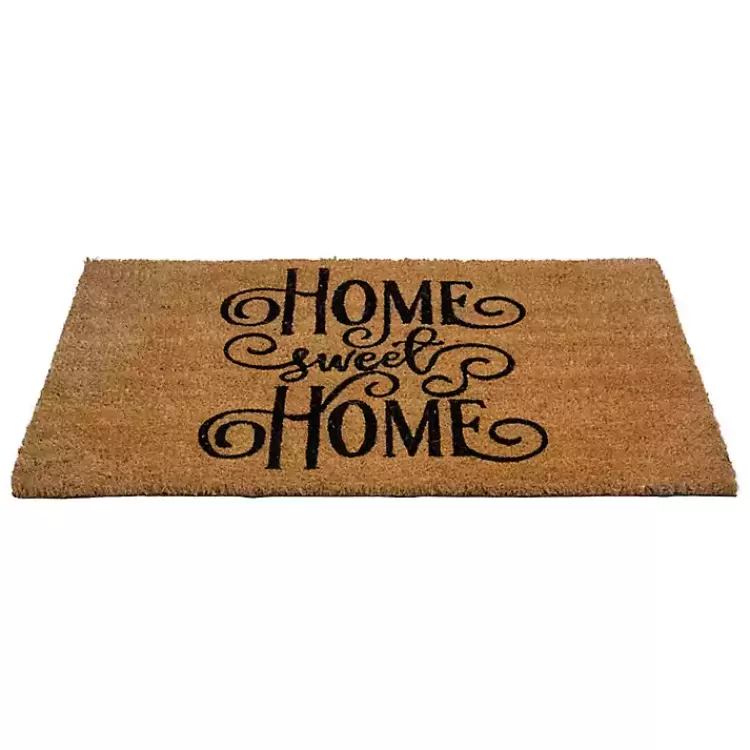 Flourish Script Home Sweet Home Coir Doormat>Kirklands Home Flash Sale