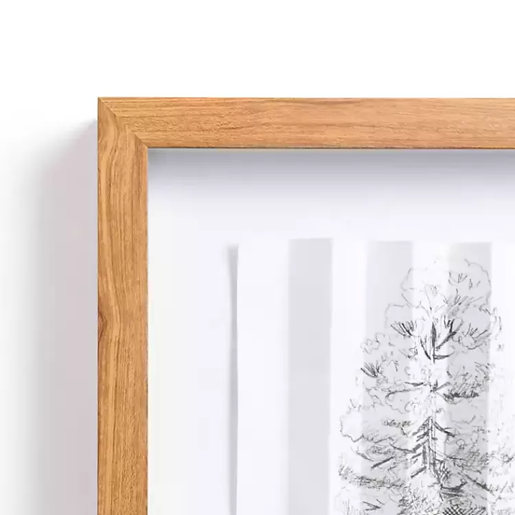 Folded Paper Tree Framed Art Print>Kirklands Home Cheap
