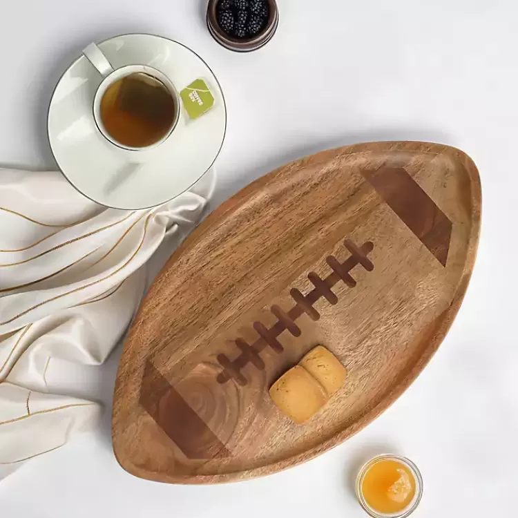 football_shaped_acacia_wood_serving_board_2.webp Football Shaped Acacia Wood Serving Board>Kirklands Home Clearance