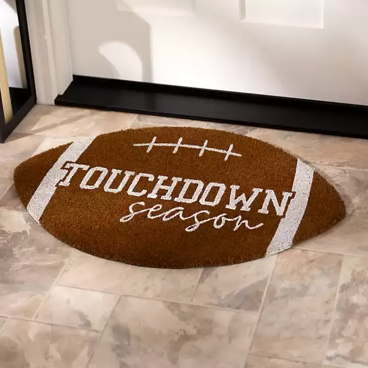 Football Touchdown Season Doormat>Kirklands Home Clearance