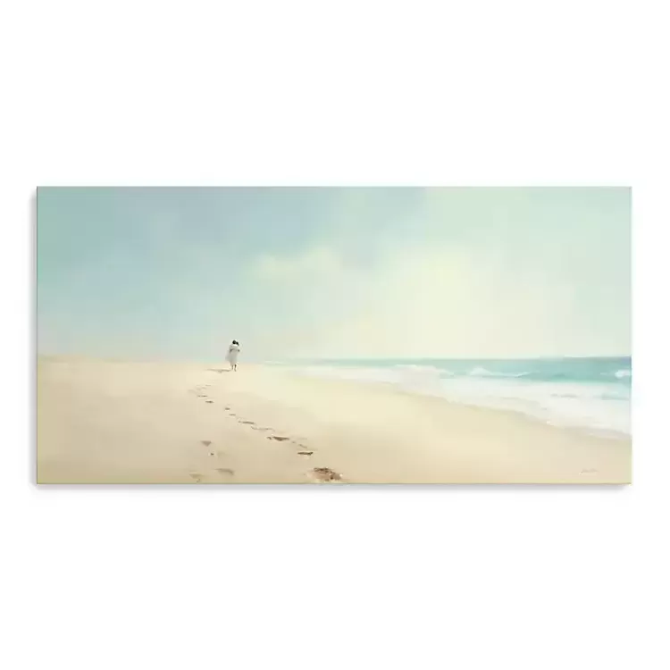 Footprints in the Sand Canvas Art Print, 60x30 in.>Kirklands Home Discount