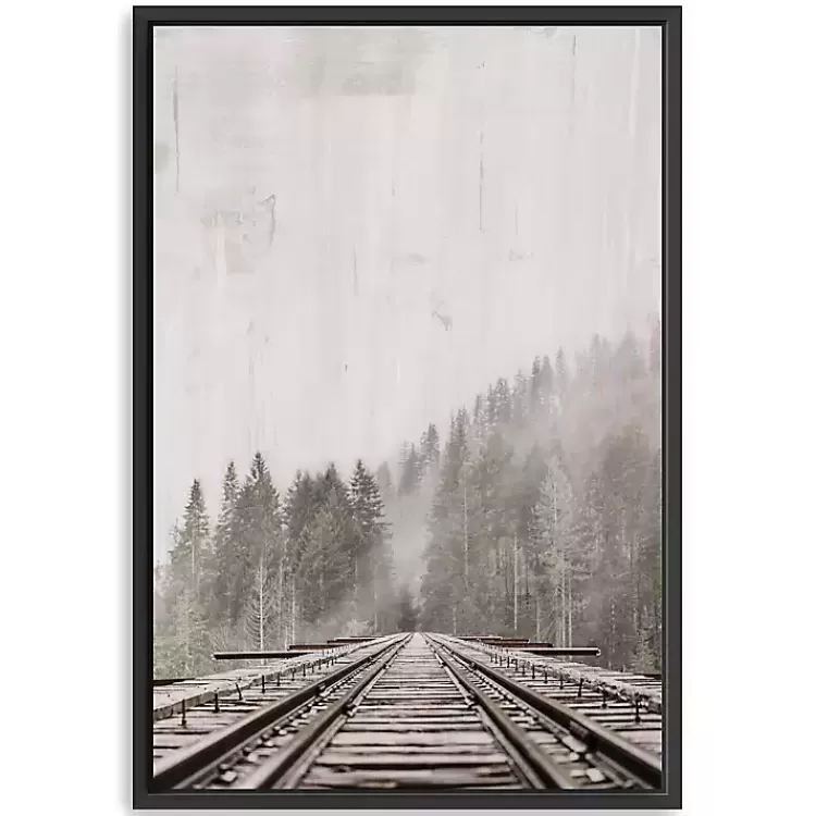 Forest Railway Framed Giclee Canvas Art Print>Kirklands Home Hot