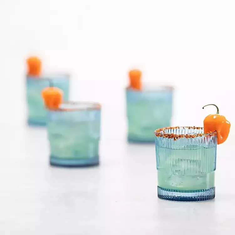 fortessa_blue_noho_short_glasses_set_of__2.webp Fortessa NoHo Short Glasses, Set of 4>Kirklands Home Best Sale