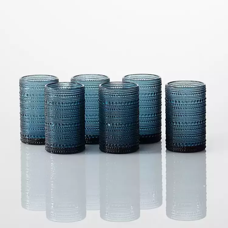 Fortessa Cornflower Bead Tall Glasses, Set of 6>Kirklands Home Store
