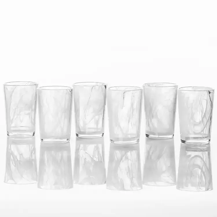 fortessa_white_swirl_tall_glasses_set_of__2.webp Fortessa Swirl Tall Glasses, Set of 6>Kirklands Home Store