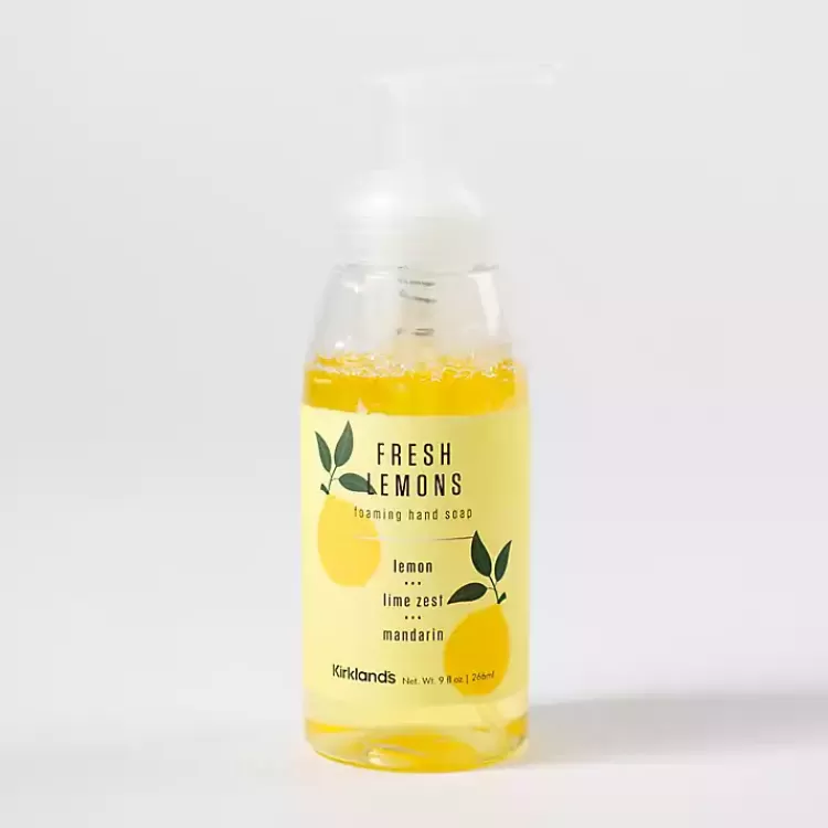 Fresh Lemons Foaming Hand Soap>Kirklands Home Clearance