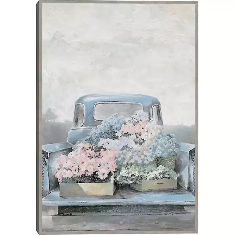 Fresh Picked in a Pickup Framed Canvas Art Print>Kirklands Home Flash Sale