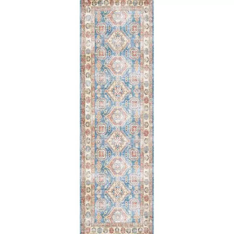 Fulton Vintage Medallion Runner, 2x7>Kirklands Home Clearance